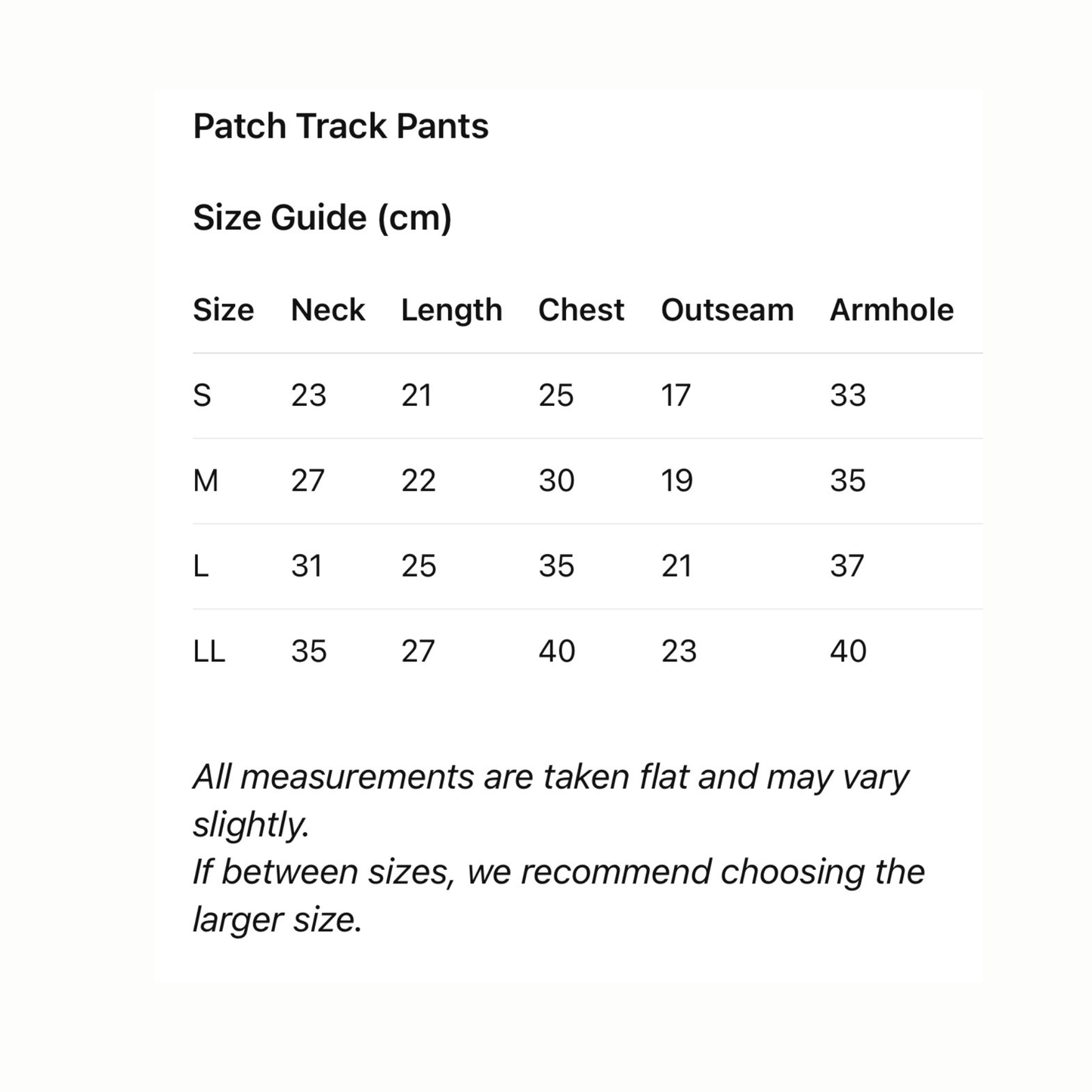 Patch Track Pants