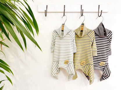 Refined High-Neck Rompers