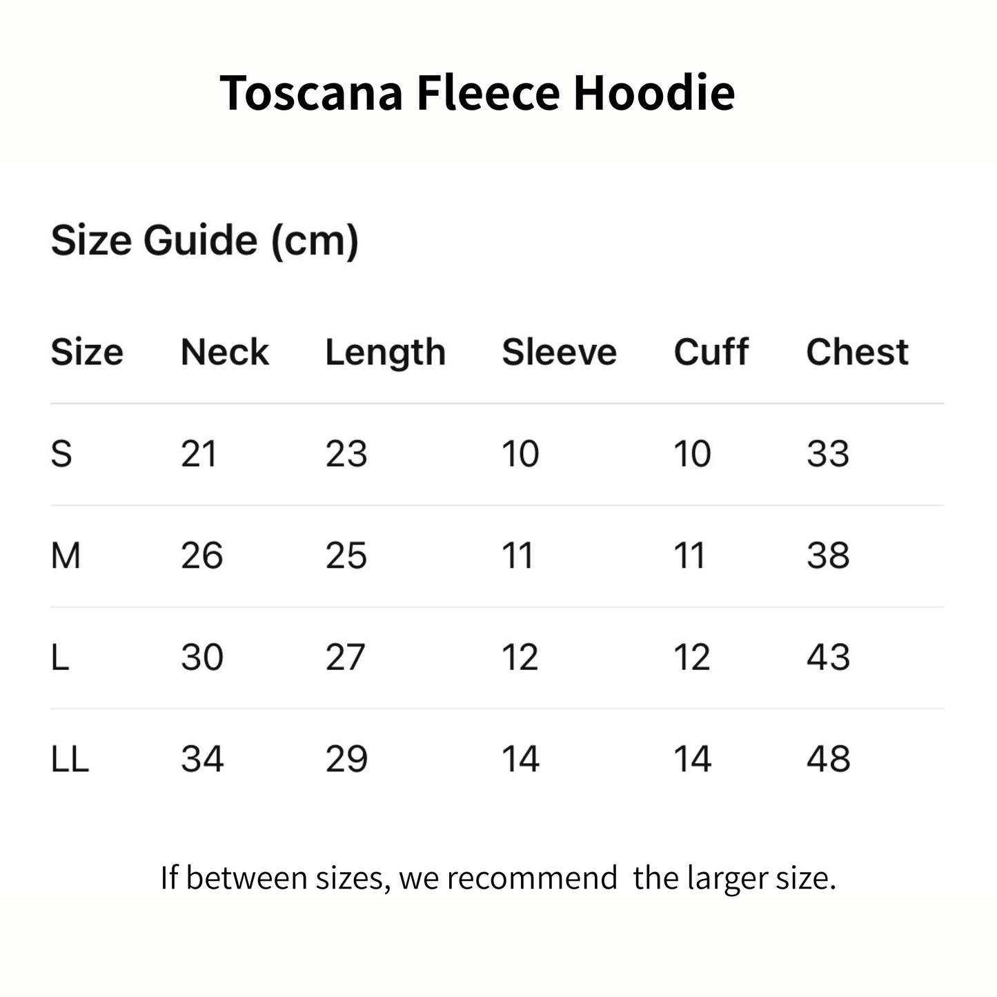 Toscana Fleece Hoodie